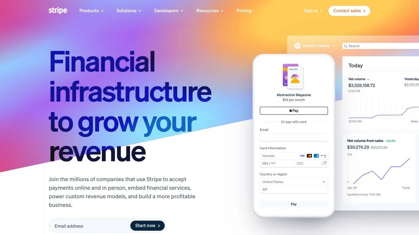 Stripe Dashboard Screenshot