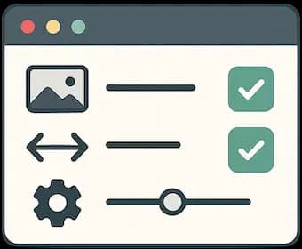 Customization options example