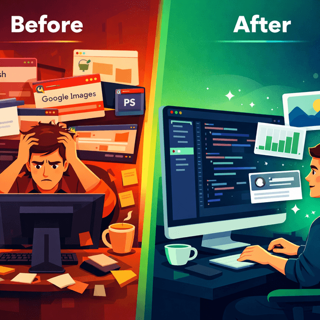 I Got Tired of Leaving My Code for Images, So I Built a Tool to Fix It